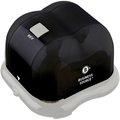 Business Source Electric Hole Punch - 2 Punch Head, Black & Gray BU465935